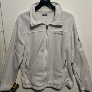 Columbia Women's White Fleece Sweater